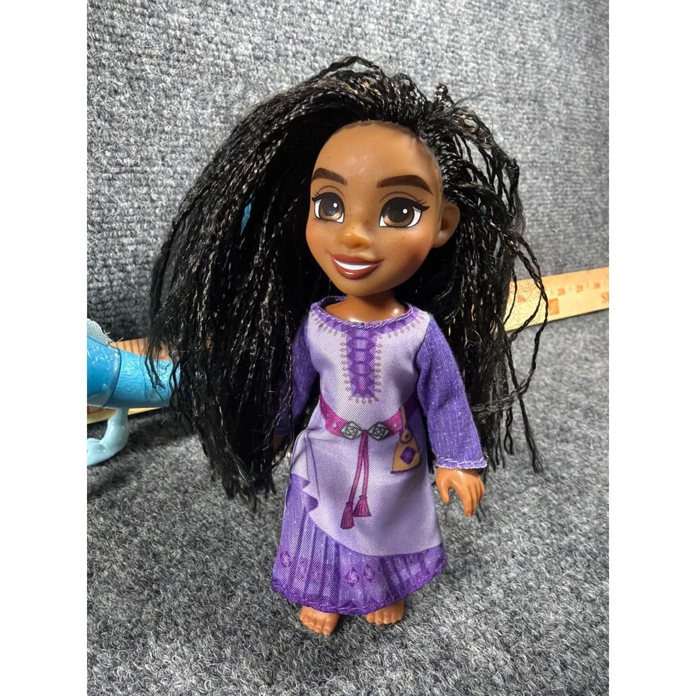 Disney Raya Sisu Dragon Light Sound, Elsa, Asha Wish Doll Figure Lot 4pc